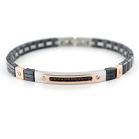 Bracciale Zancan Uomo Hi Teck in Ceramica EHB145 - EHB145